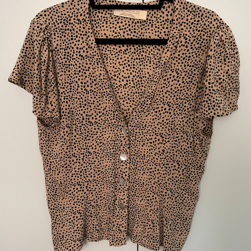 Almost NEW Polka Dot Blouse